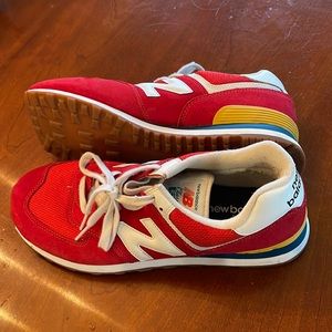 New balance classic 574 red sneakers men’s size 11